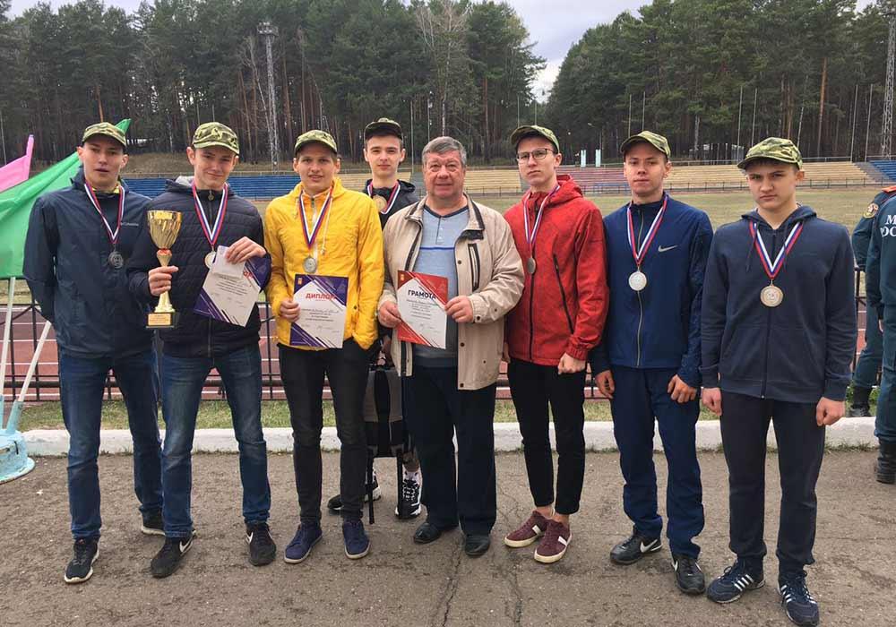 II место в спартакиаде допризывной молодежи!